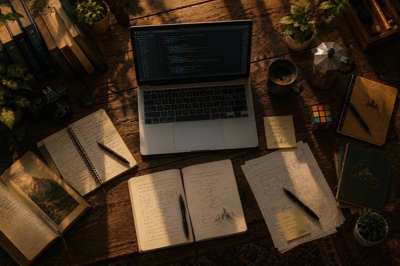 background image showing a virtual office
