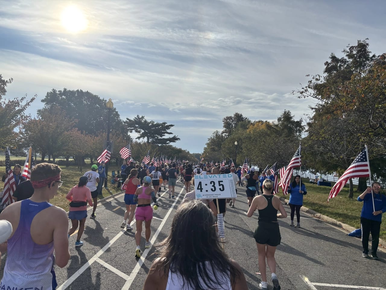 marine corps marathon pacer group 2025